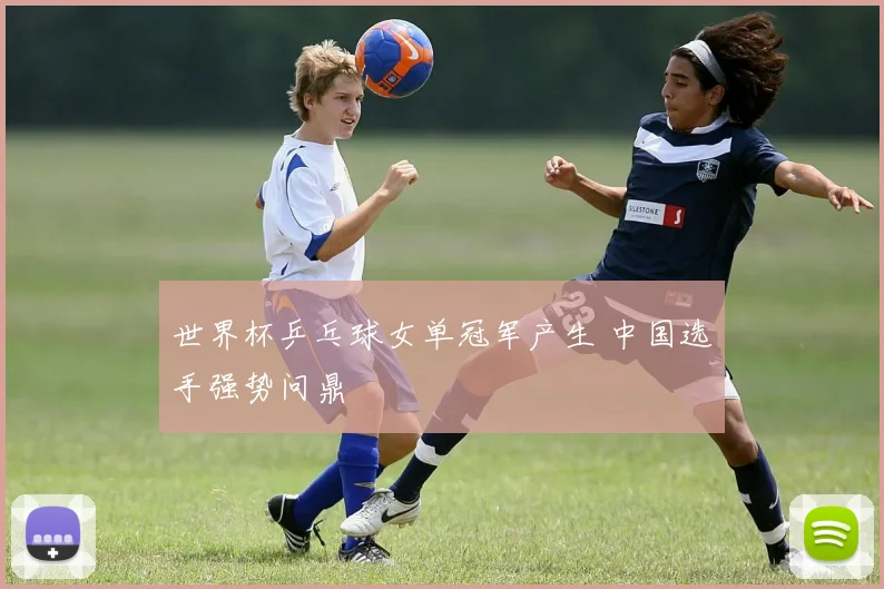 世界杯乒乓球女单冠军产生 中国选手强势问鼎