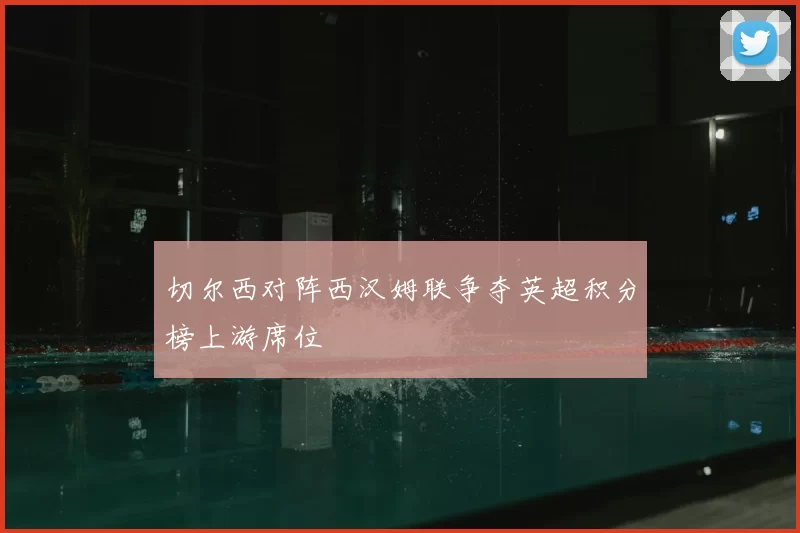 切尔西对阵西汉姆联争夺英超积分榜上游席位